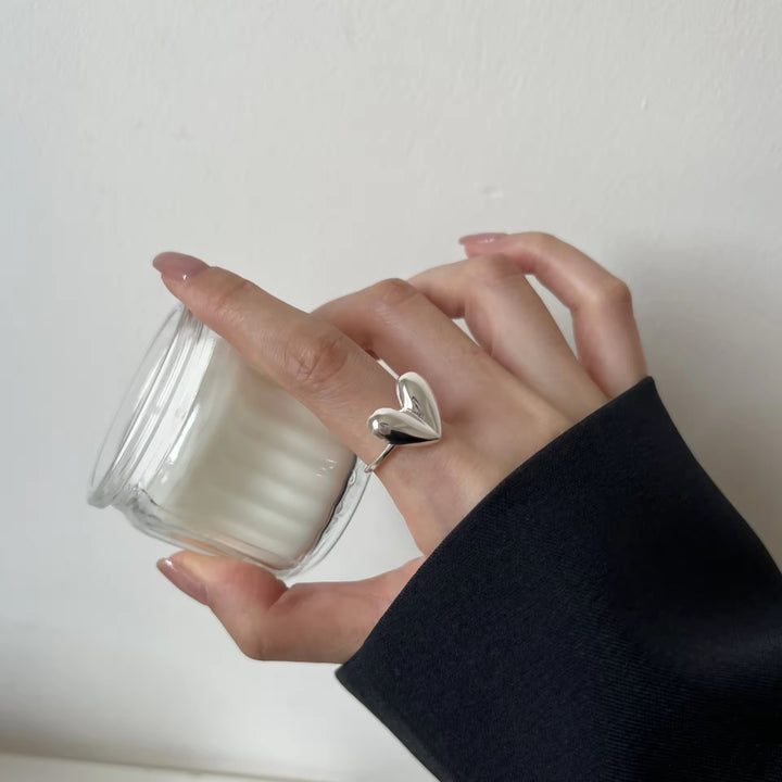Heart Trendy Korean Rings