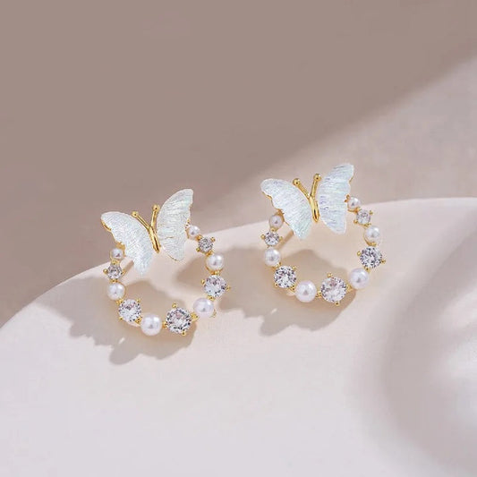 Butterfly Korean Earring For Women