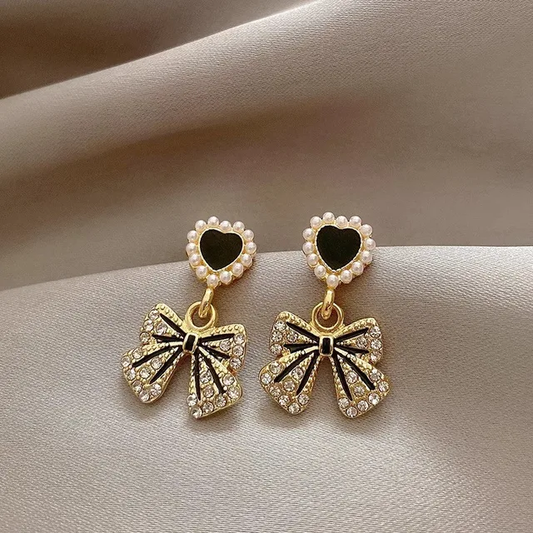 Black Korean Earring