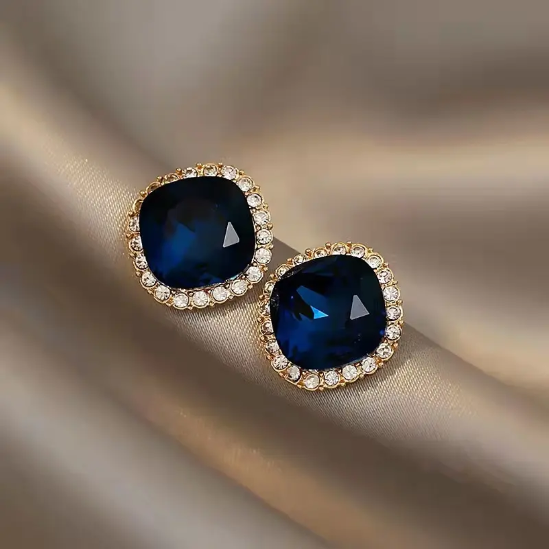 Blue Stone Korean Earring