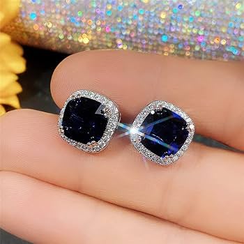 Blue Stone Korean Earring