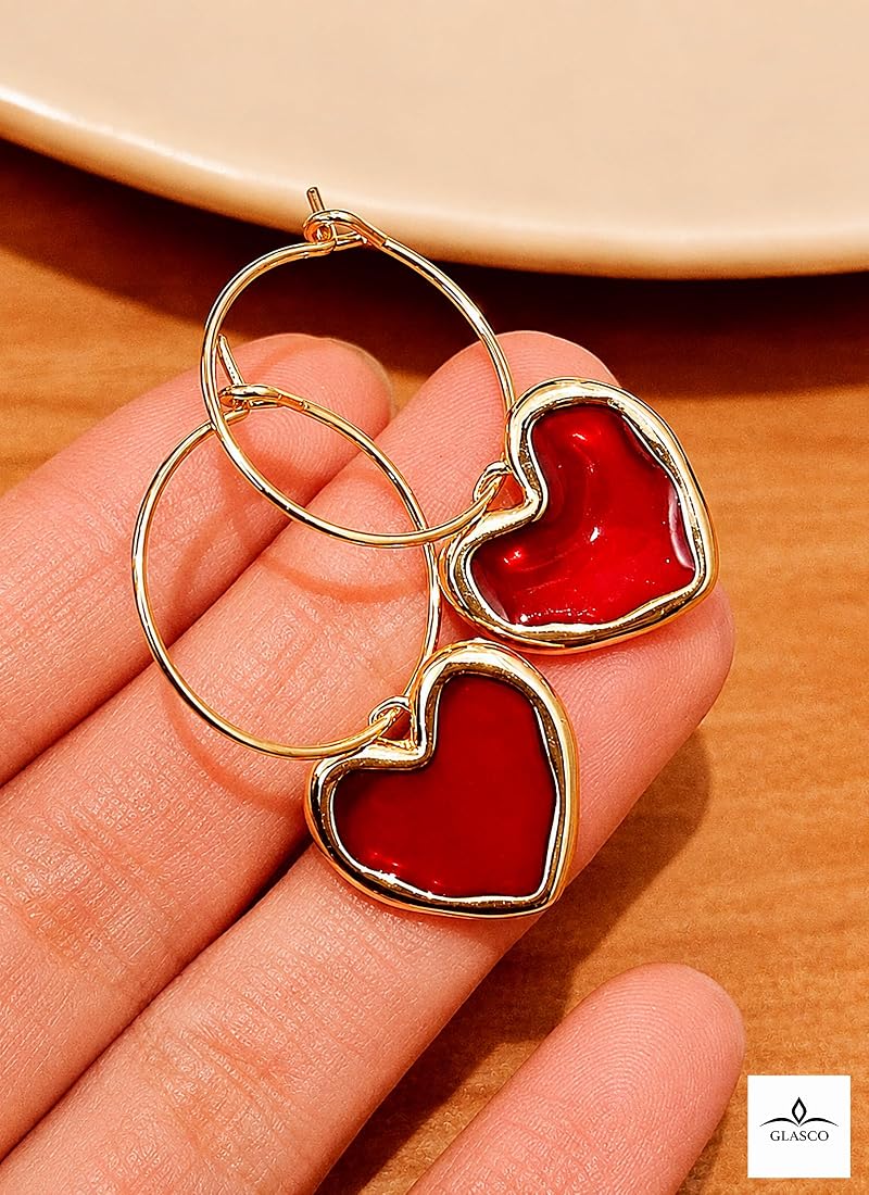 Heart Long Korean Hoop