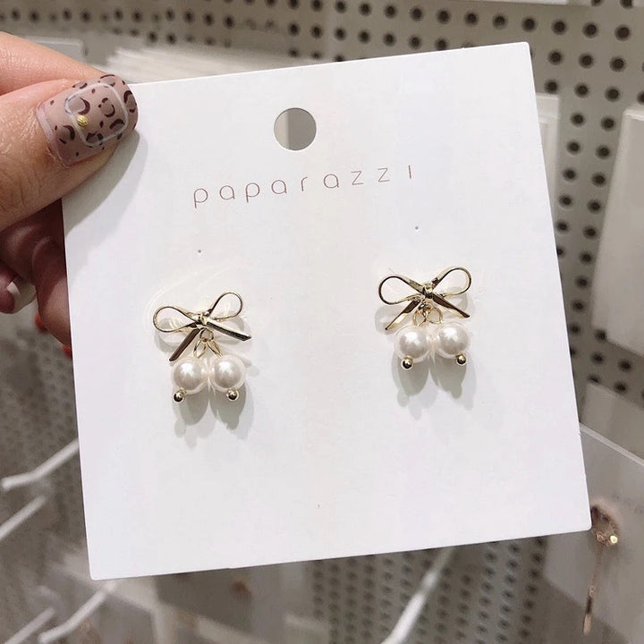 Korean Bow Earring For Women