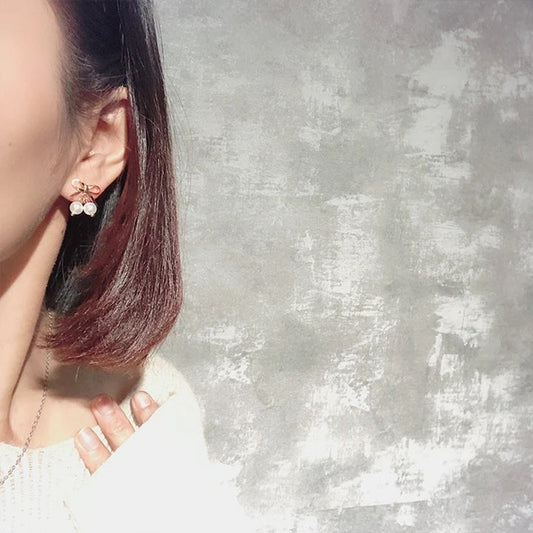 Korean Bow Earring For Women