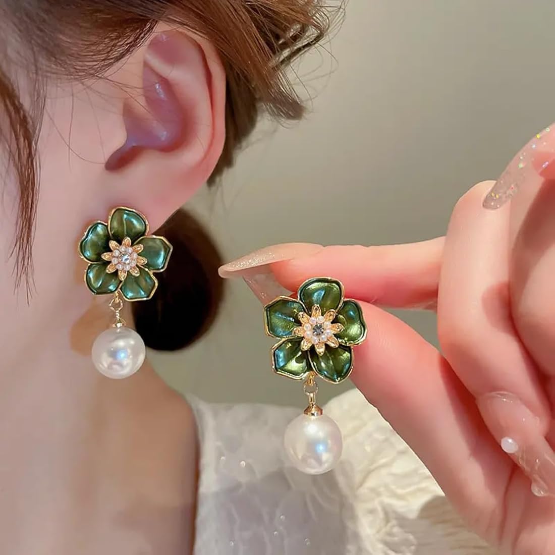Flower Korean earring