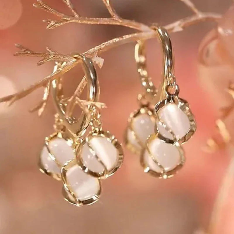 Crystal Hoop Earring