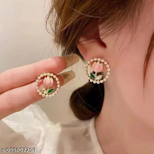 Tulip Korean Earring